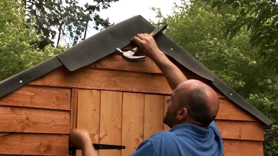 Comment refaire le toit d un abri de jardin
