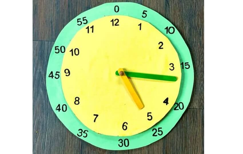 Comment fabriquer une horloge en carton pour apprendre l heure