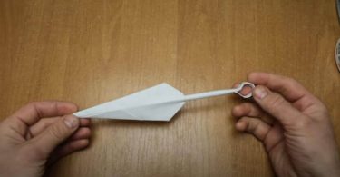 Comment faire un kunaï en papier