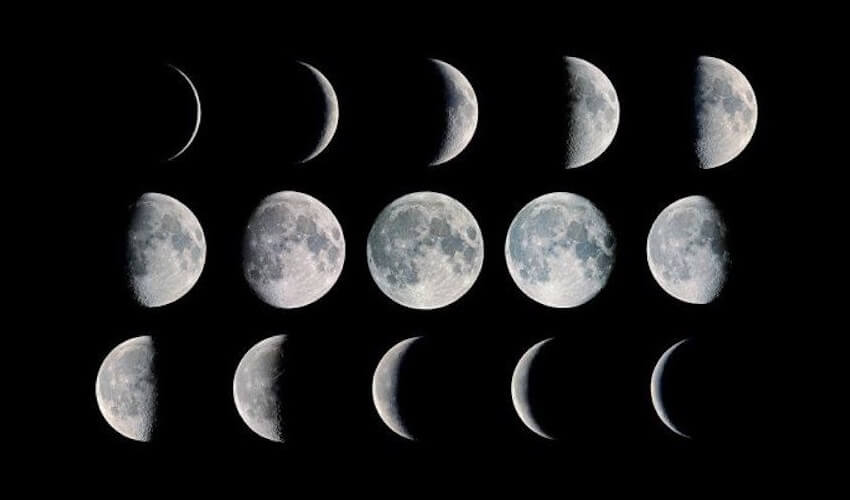 Comment savoir si la lune est croissante ou decroissante