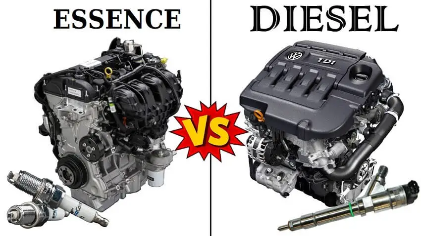 Difference entre moteur diesel et essence