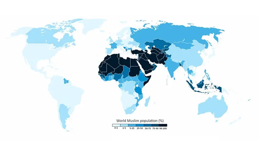 Combien de musulmans dans le monde