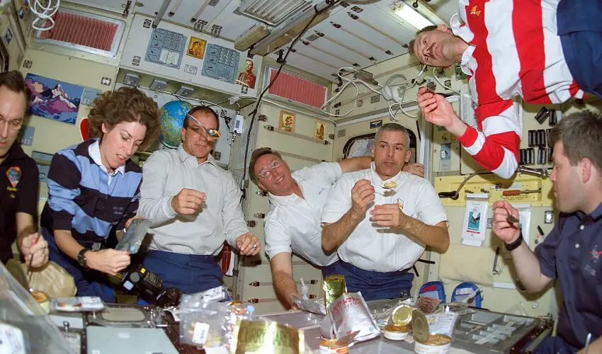De quoi se nourrissent les astronautes