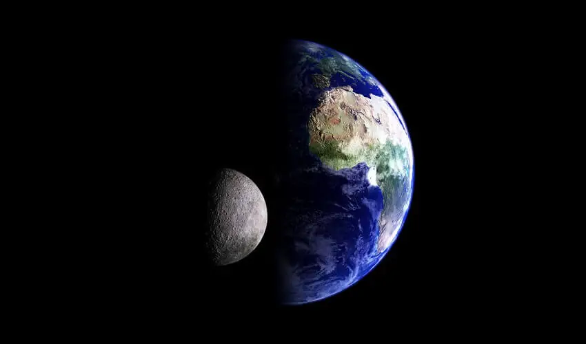 Est ce que la lune est un morceau de la terre