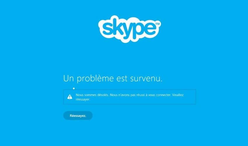 Pourquoi Skype ne veut pas souvrir