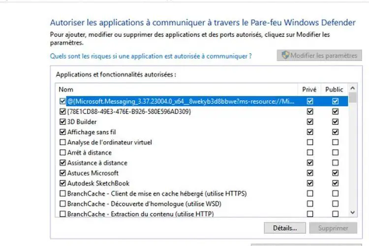 Comment bloquer une application dans le pare feu Windows 10