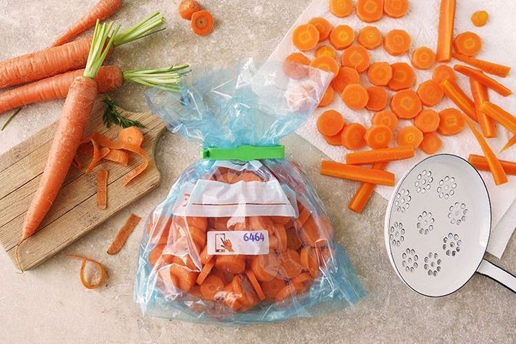 Comment congeler des carottes crues