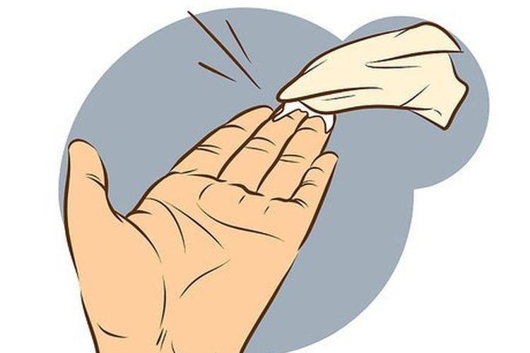 Comment enlever du mastic sur les mains