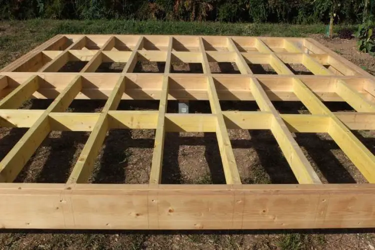 Comment fabriquer un plancher pour abri de jardin