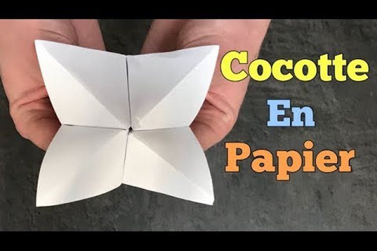 Comment fabriquer une cocotte en papier