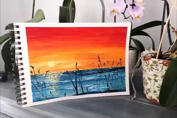 Comment peindre le coucher de soleil