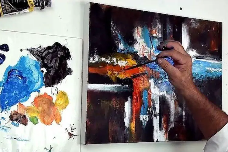 Comment peindre une toile abstraite