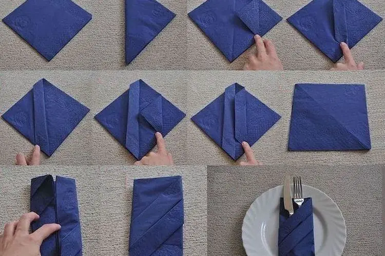Comment plier des serviettes de table