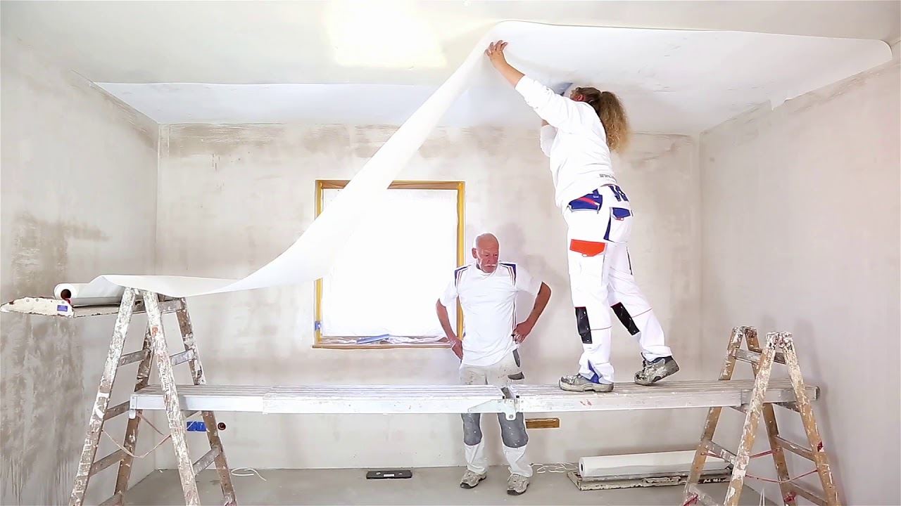 Comment poser la fibre de verre au plafond
