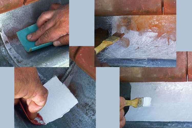 Comment reparer une fuite sur une gouttiere en zinc