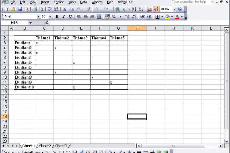 Comment utiliser Excel pour faire un tableau