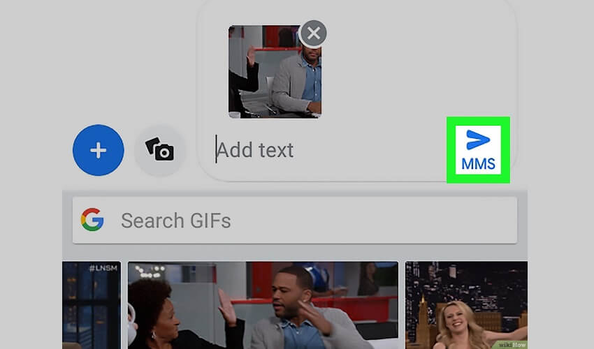 Comment envoyer un GIF par SMS